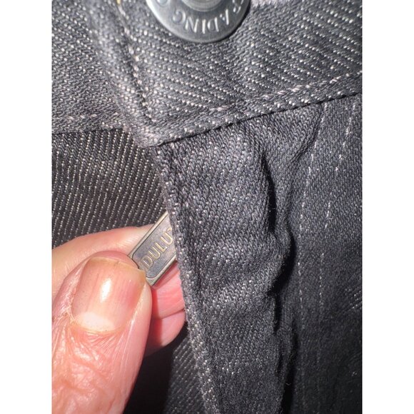 Duluth Trading Co. Mens Jeans 36x32 Black Denim relaxed fit straight leg stretch - Picture 8 of 10